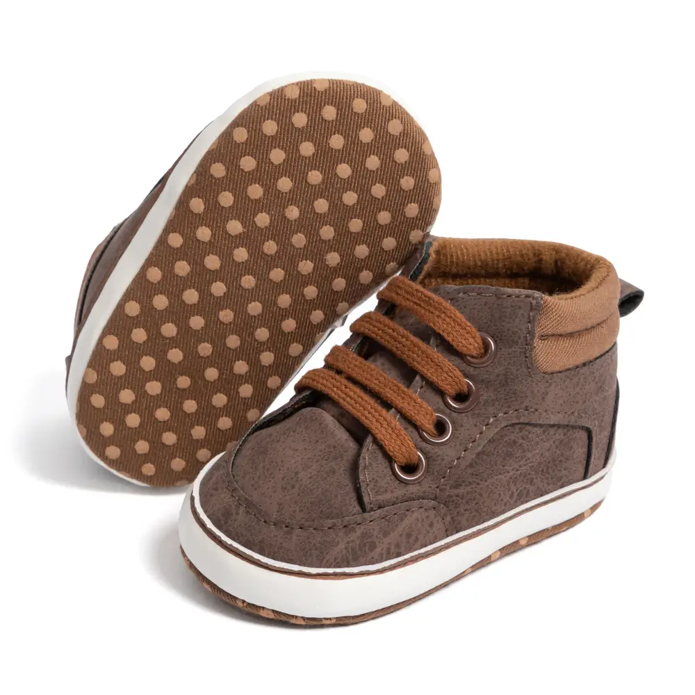 Toddler Shoes 0-1 Year Old High-top Soft Bottom — feature 21