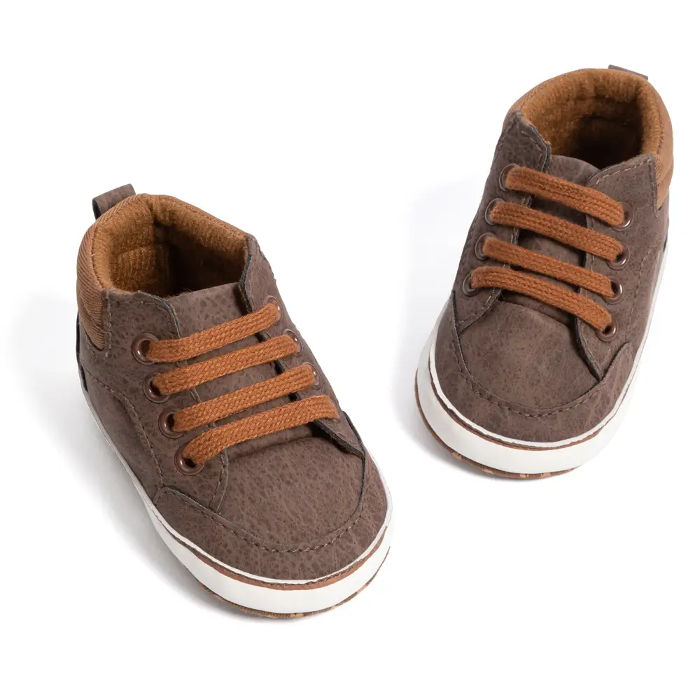 Toddler Shoes 0-1 Year Old High-top Soft Bottom — feature 22