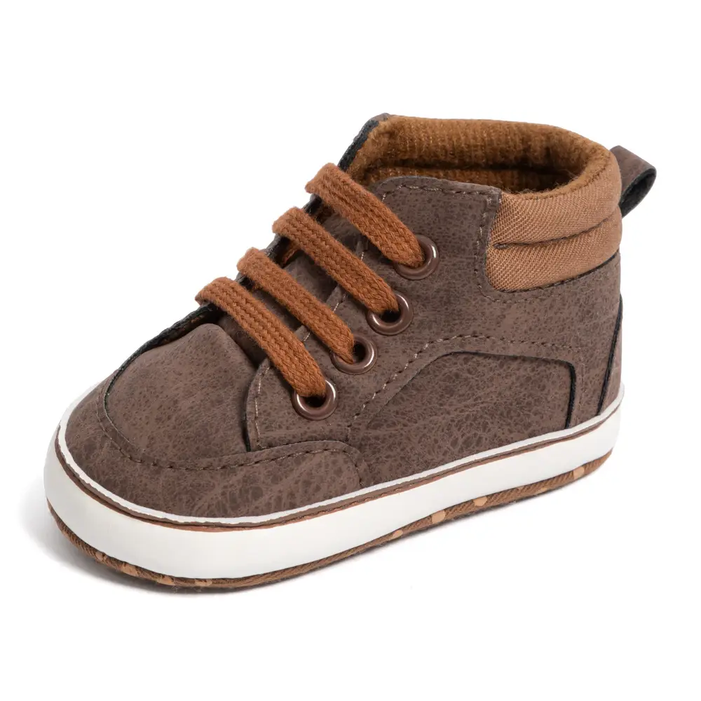 Toddler Shoes 0-1 Year Old High-top Soft Bottom — feature 25