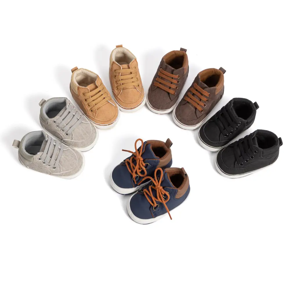 Toddler Shoes 0-1 Year Old High-top Soft Bottom — feature 4