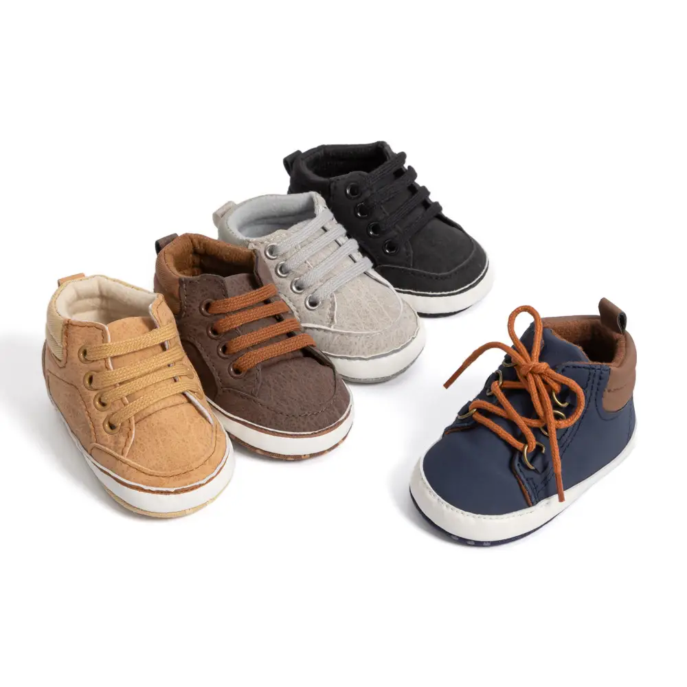 Toddler Shoes 0-1 Year Old High-top Soft Bottom — feature 5