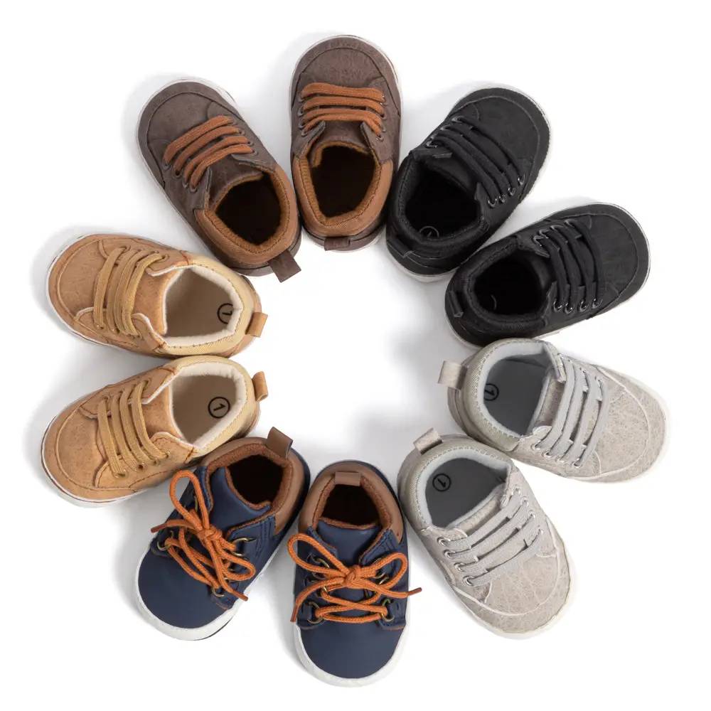 Toddler Shoes 0-1 Year Old High-top Soft Bottom — feature 7