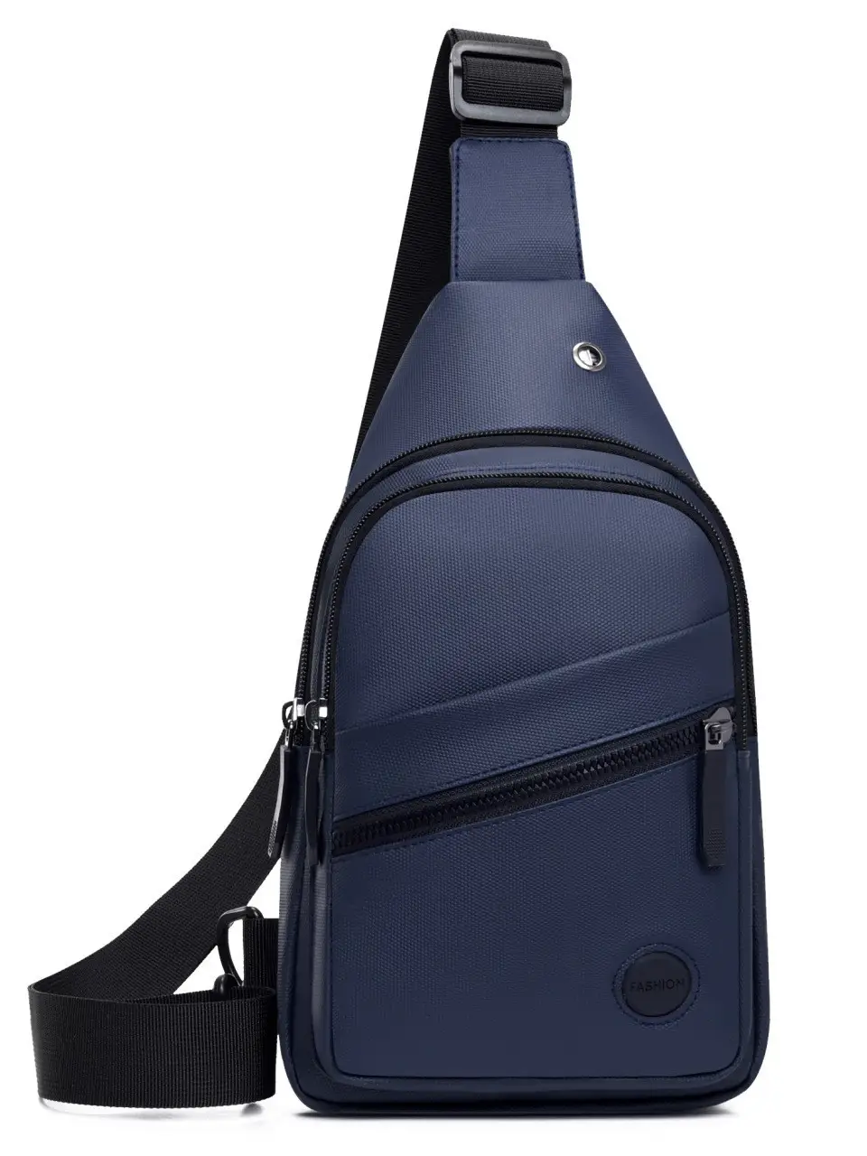 Men's Waterproof Crossbody Bag Green Multi-layer