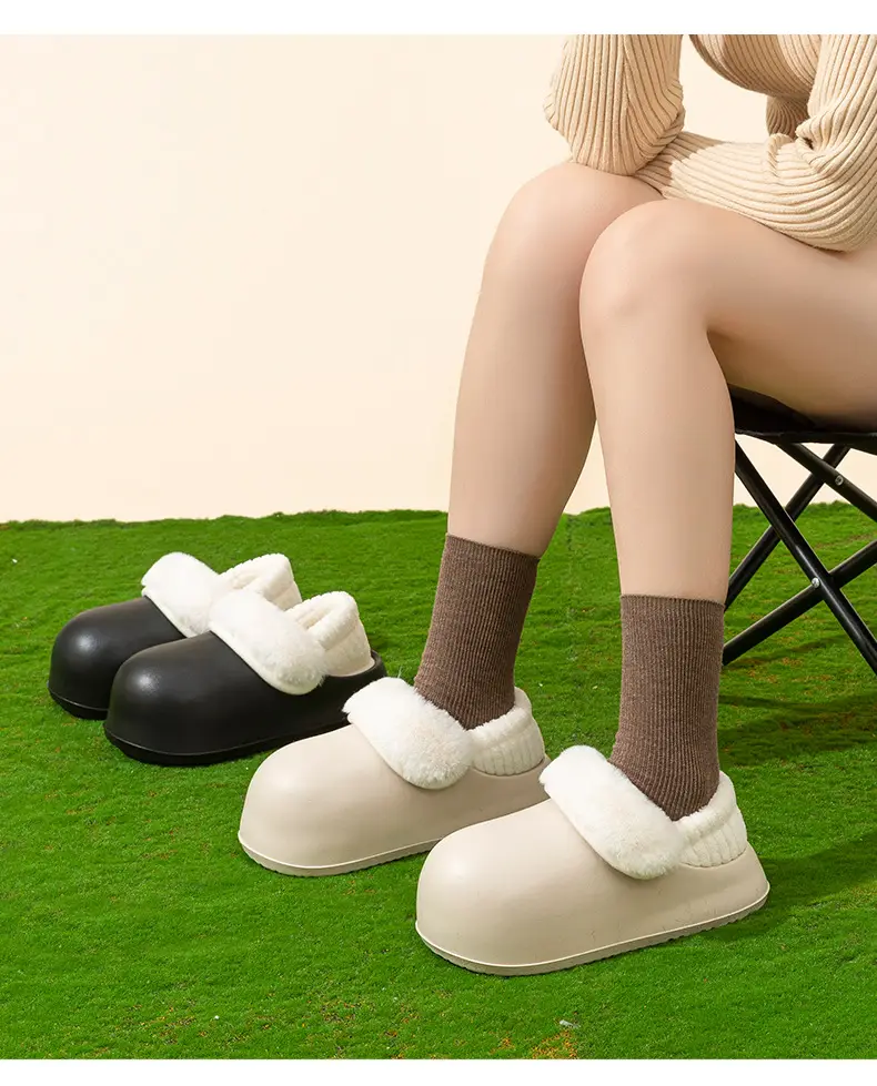 Women Winter Slipper Warm Waterproof Closed Back — feature 11