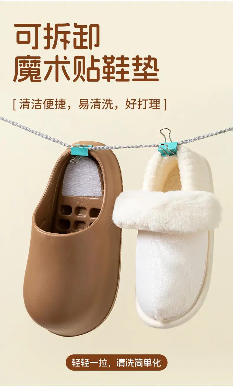 Women Winter Slipper Warm Waterproof Closed Back — feature 4