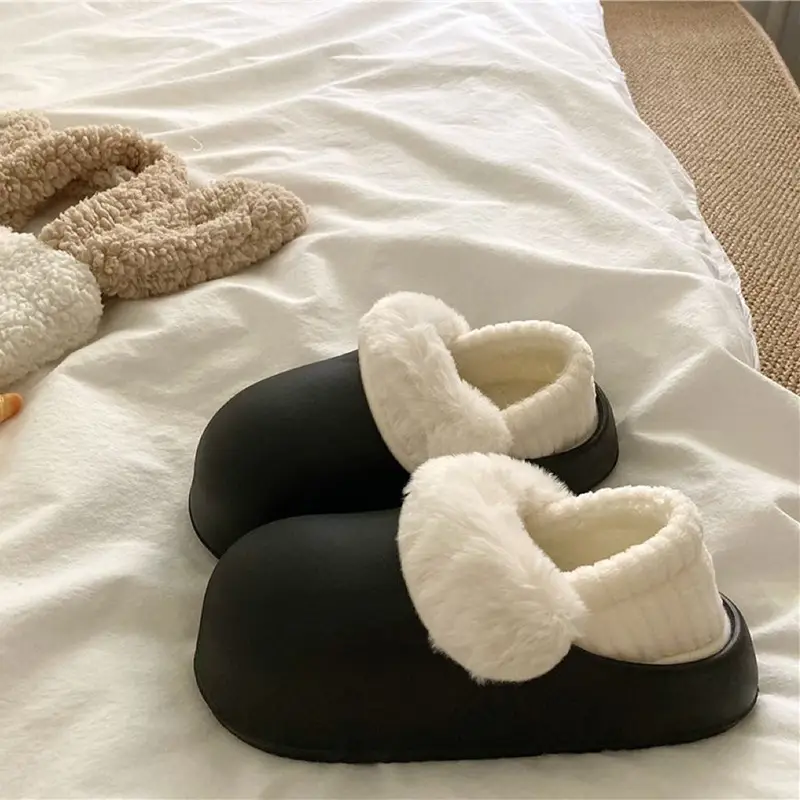 Women Winter Slipper Warm Waterproof Closed Back
