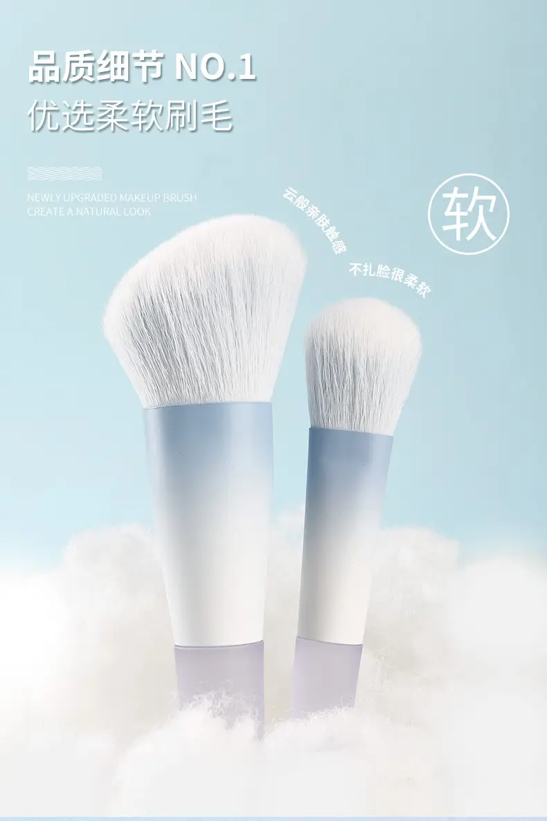 10-Piece Gradient Crystal Makeup Brush Set β feature 5