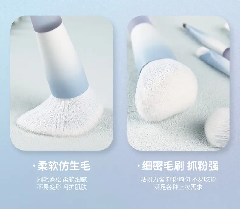 10-Piece Gradient Crystal Makeup Brush Set β feature 6