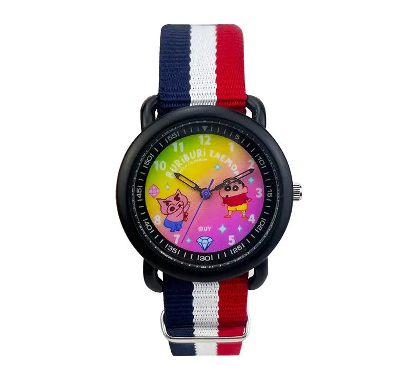 Crayon Kids Analog Watch Blue White Quartz Electronic — feature 9