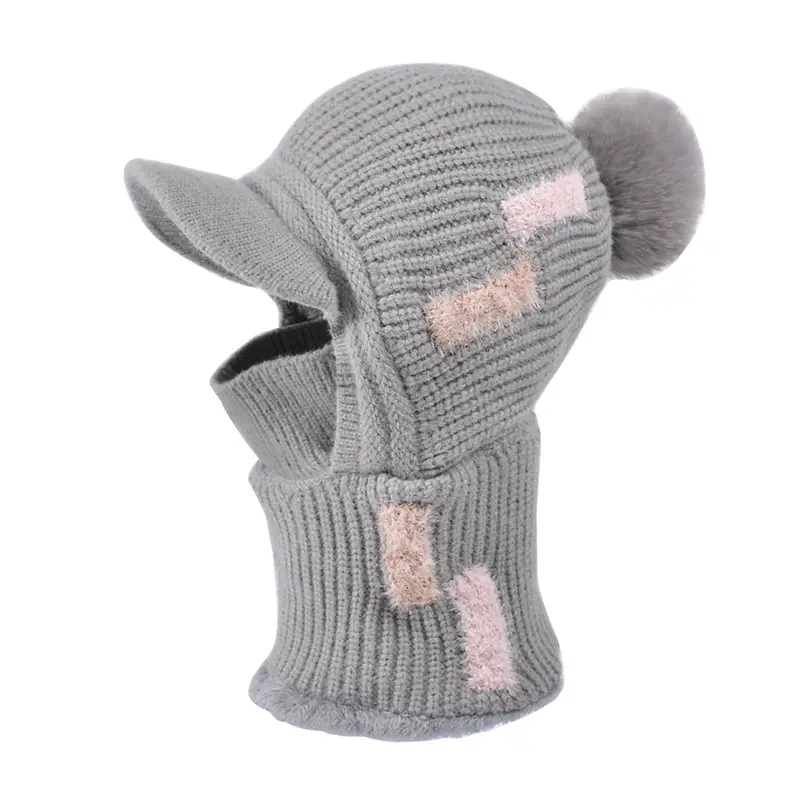 Winter Knitted Neck Sleeve Hat with Duck Tongue & Warm Ear - Image 7