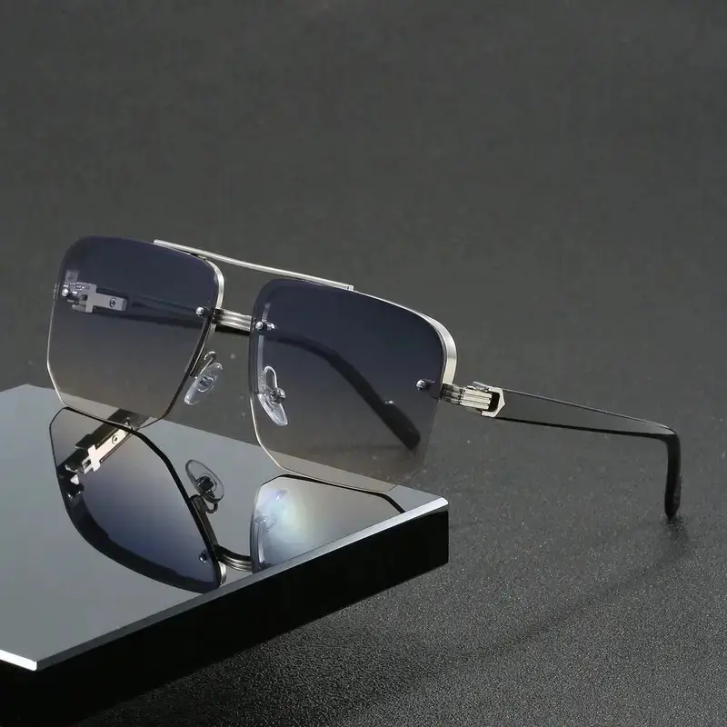 2025 Square Frame Aviator Sunglasses for Men Women - Image 9