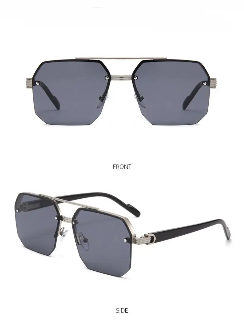 2025 Square Frame Aviator Sunglasses for Men Women — feature 3