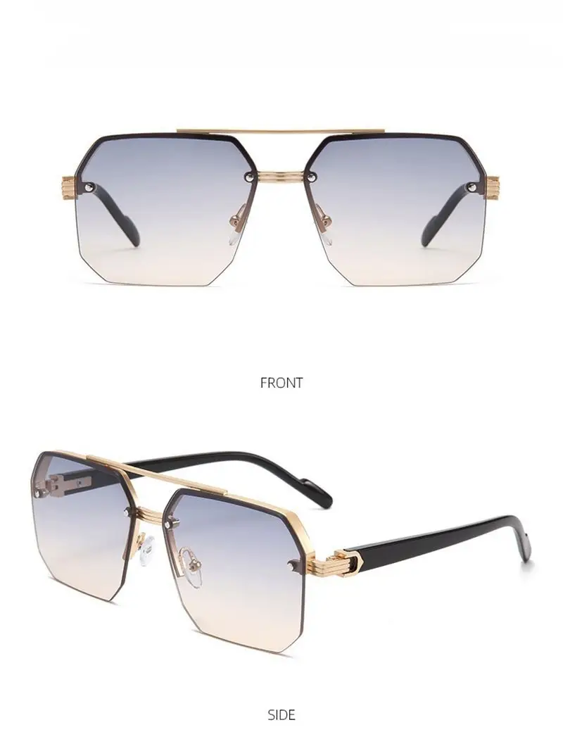 2025 Square Frame Aviator Sunglasses for Men Women — feature 5