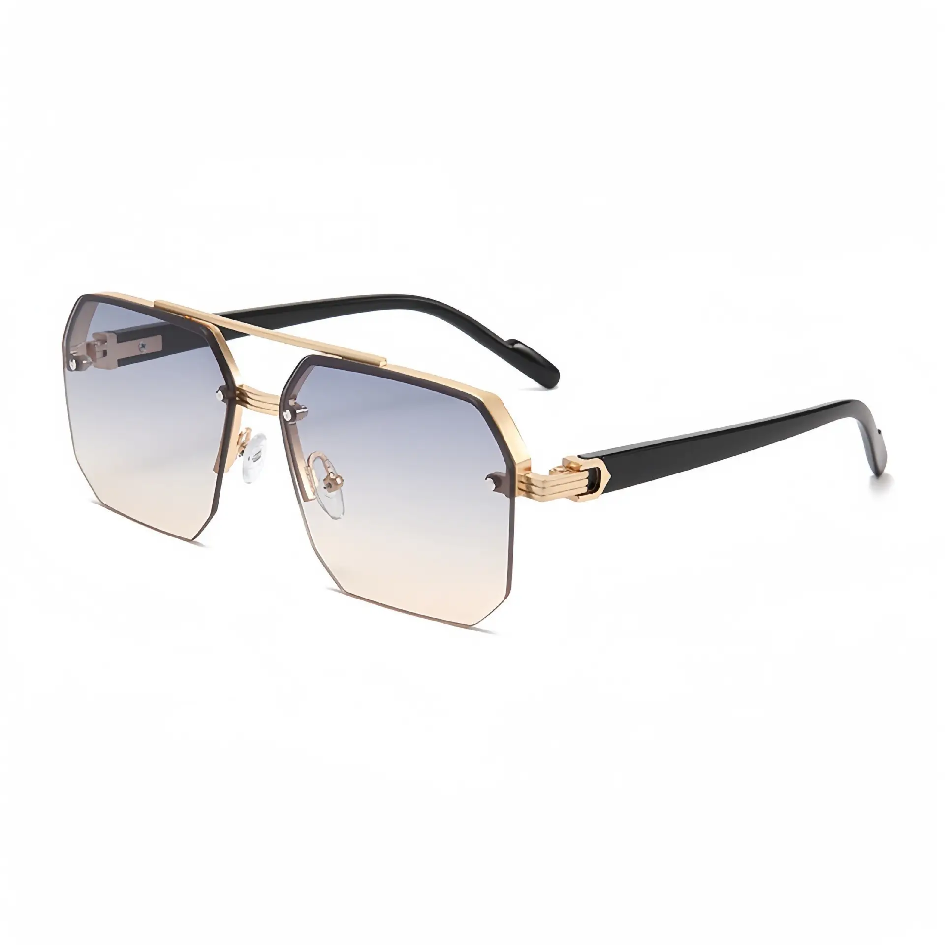 2025 Square Frame Aviator Sunglasses for Men Women - Image 7