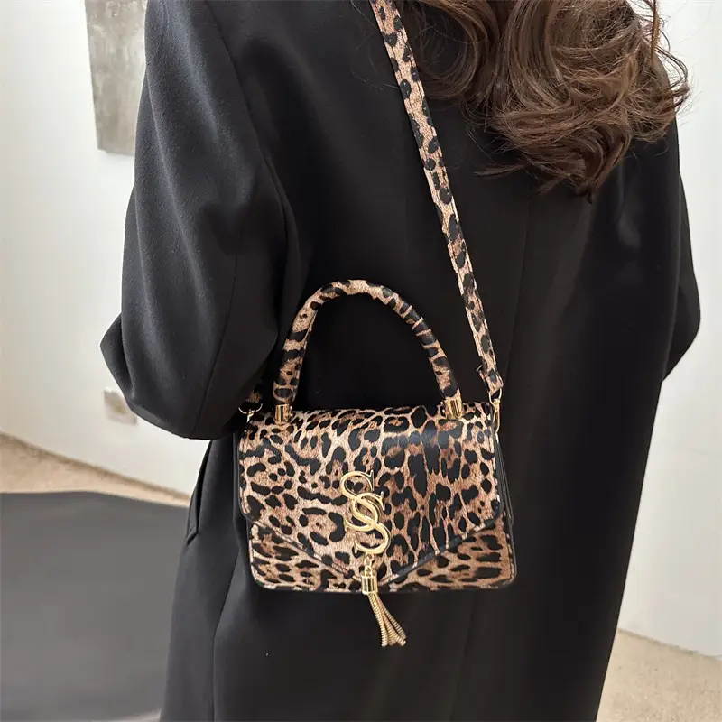 Leopard Print Shoulder Bag for Women 2024 - Image 6