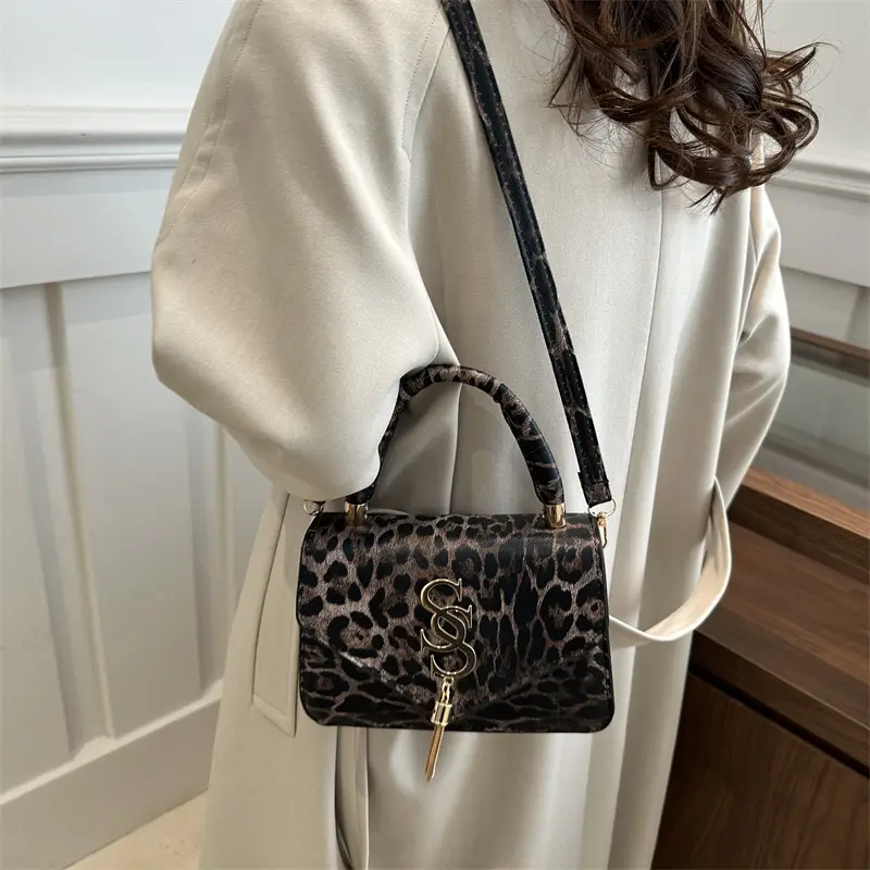 Leopard Print Shoulder Bag for Women 2024 - Image 7
