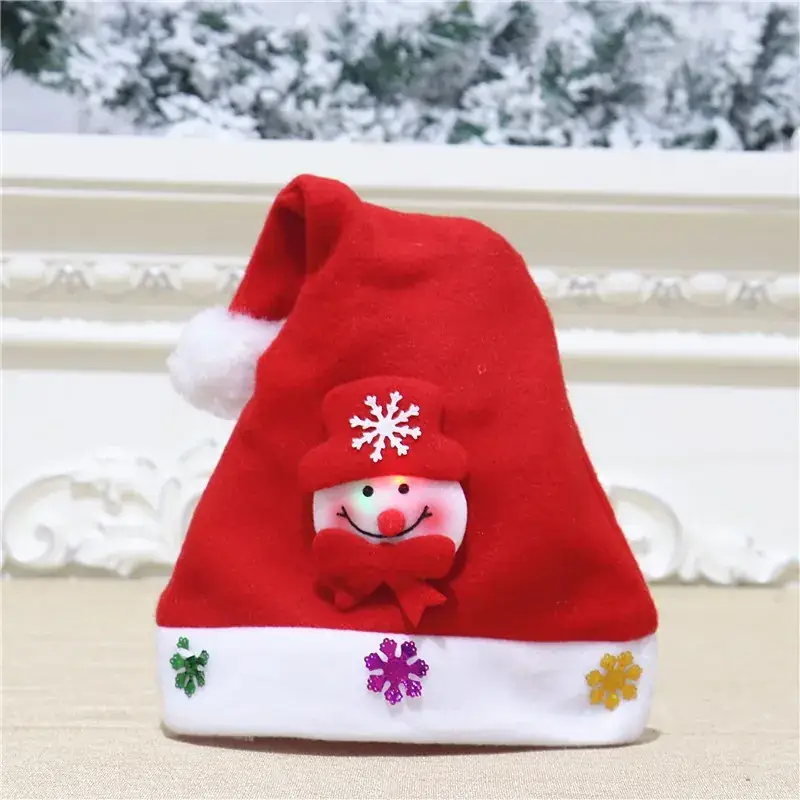 Red Cartoon Christmas Hat for Kids & Adults - Image 4