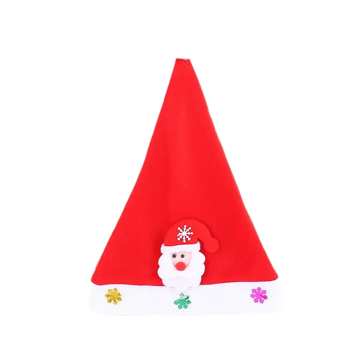 Red Cartoon Christmas Hat for Kids & Adults - Image 5