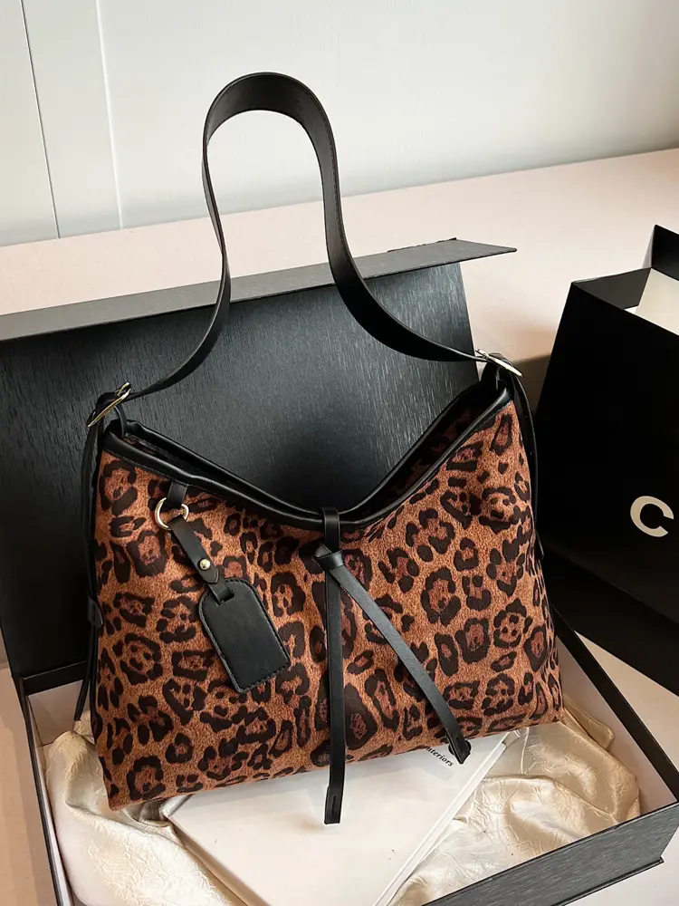 Leopard Print Shoulder Crossbody Bag Women 2024 - Image 4