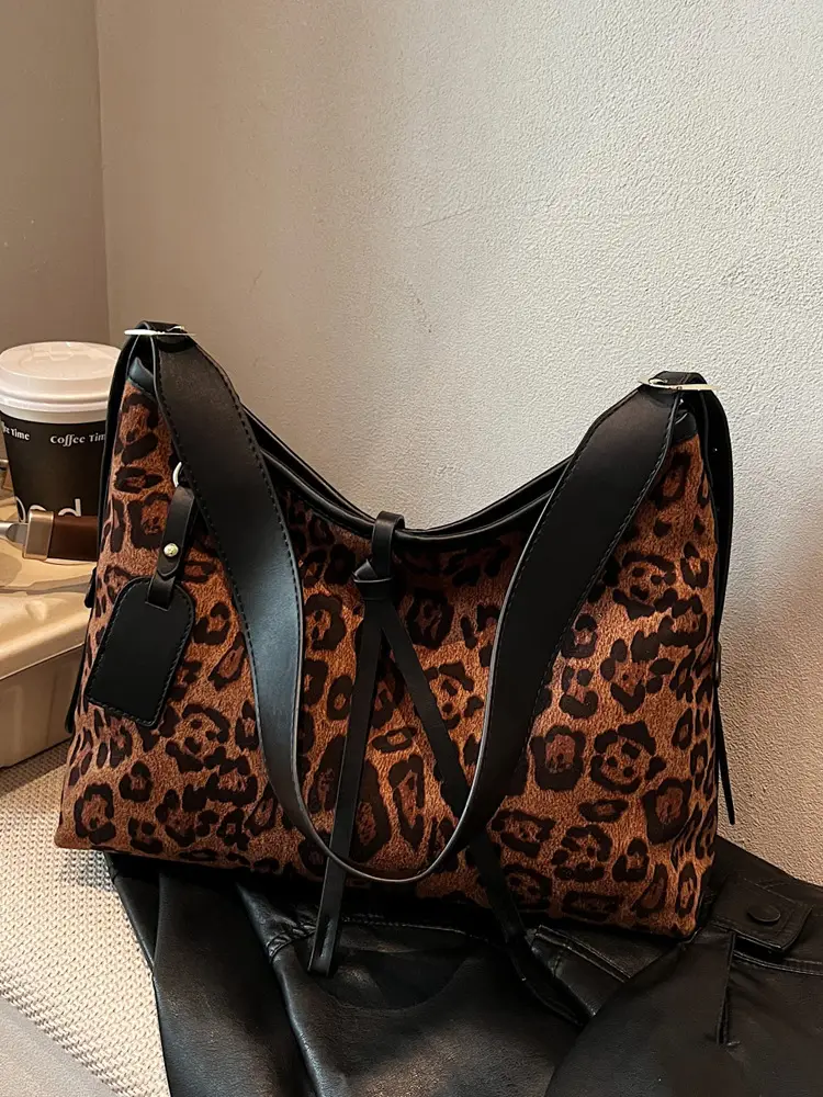 Leopard Print Shoulder Crossbody Bag Women 2024 - Image 5