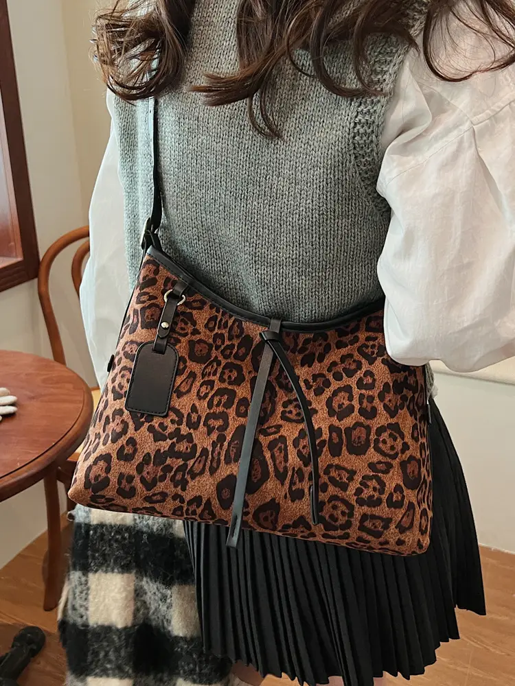 Leopard Print Shoulder Crossbody Bag Women 2024 - Image 7