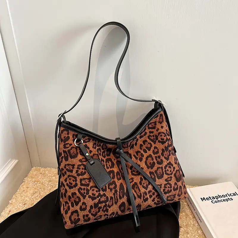 Leopard Print Shoulder Crossbody Bag Women 2024 - Image 2