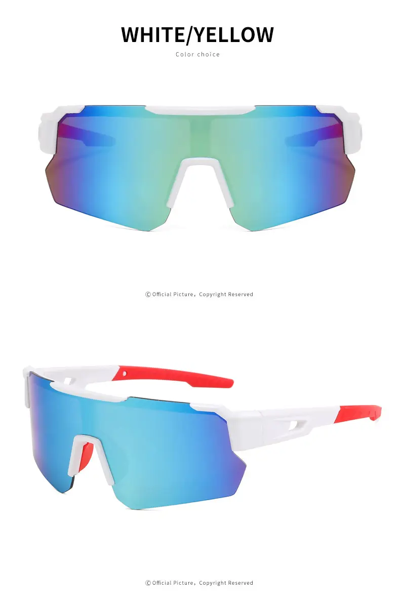 Men Windproof Sports Sunglasses Black Gray — feature 22