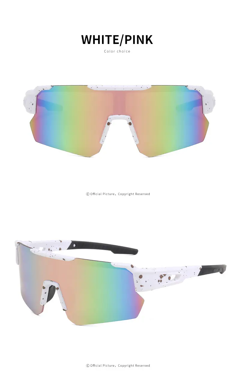 Men Windproof Sports Sunglasses Black Gray — feature 29