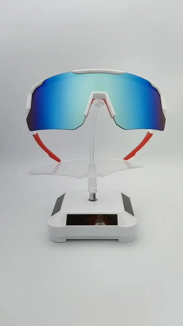 Men Windproof Sports Sunglasses Black Gray — feature 32
