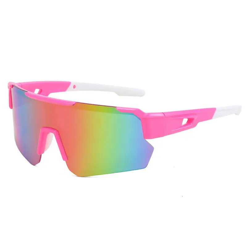 Men Windproof Sports Sunglasses Black Gray - Image 6