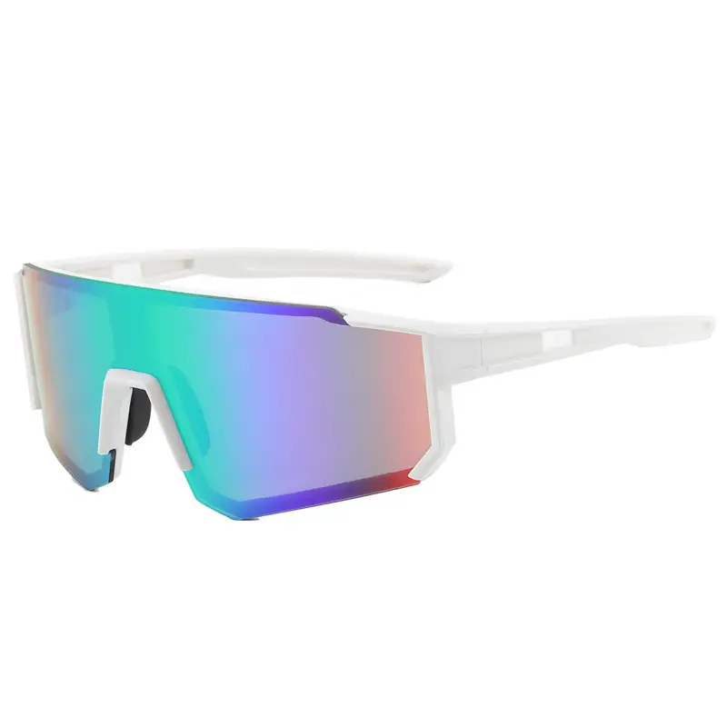Men Women Square Sunglasses Black Dark Lens Cycling Sports - Image 3