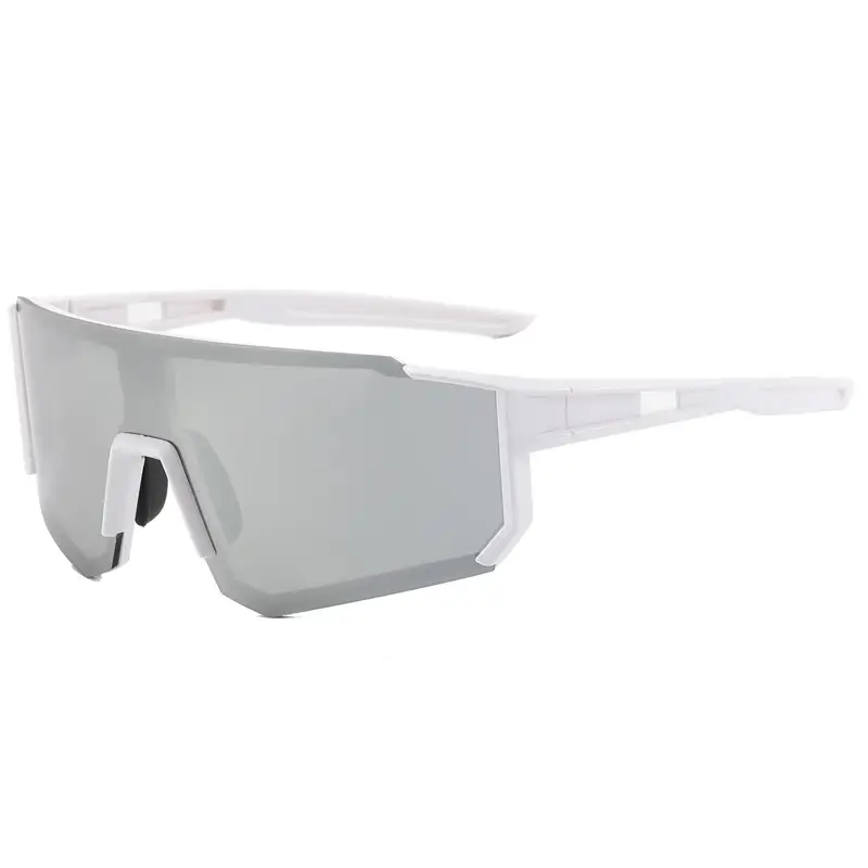 Men Women Square Sunglasses Black Dark Lens Cycling Sports - Image 7