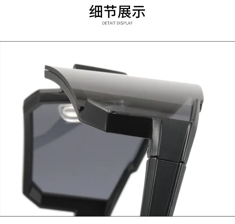 Men Women Square Sunglasses Black Dark Lens Cycling Sports — feature 28