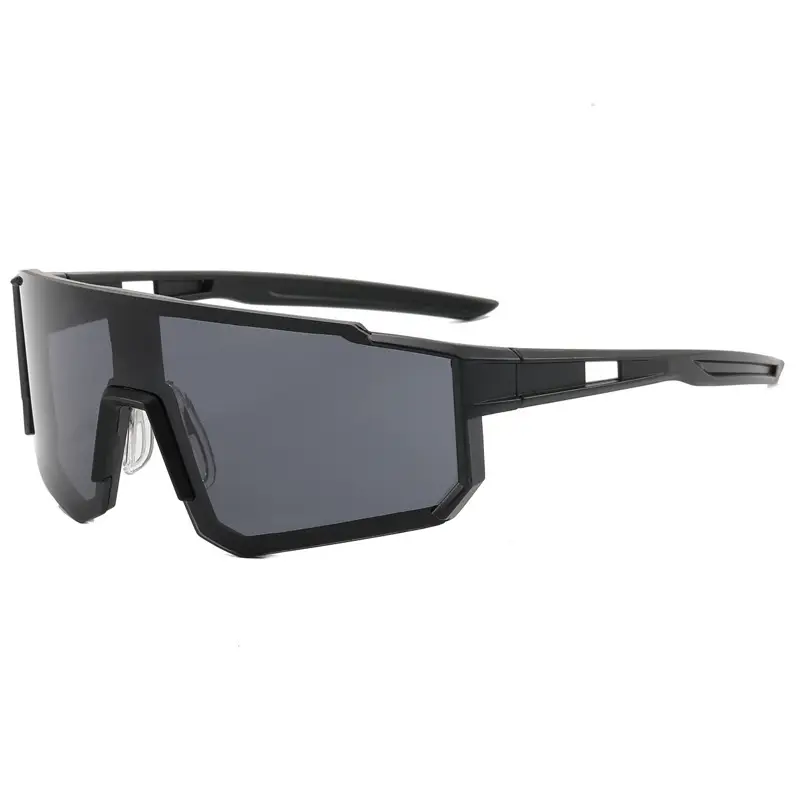 Men Women Square Sunglasses Black Dark Lens Cycling Sports