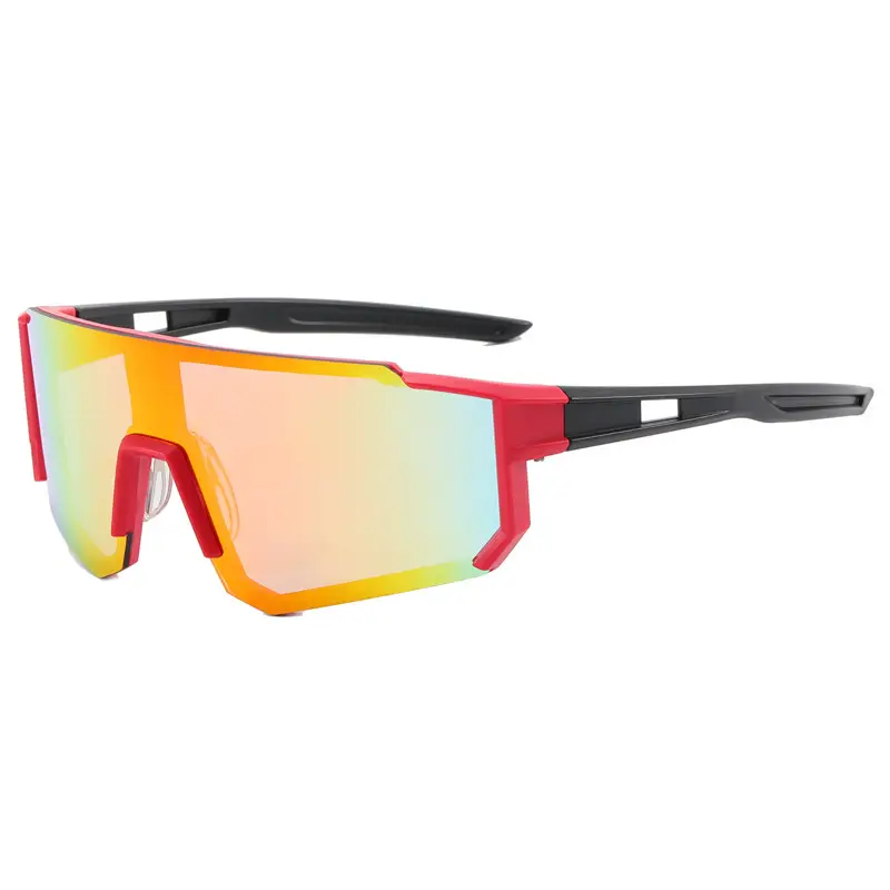 Men Women Square Sunglasses Black Dark Lens Cycling Sports - Image 6