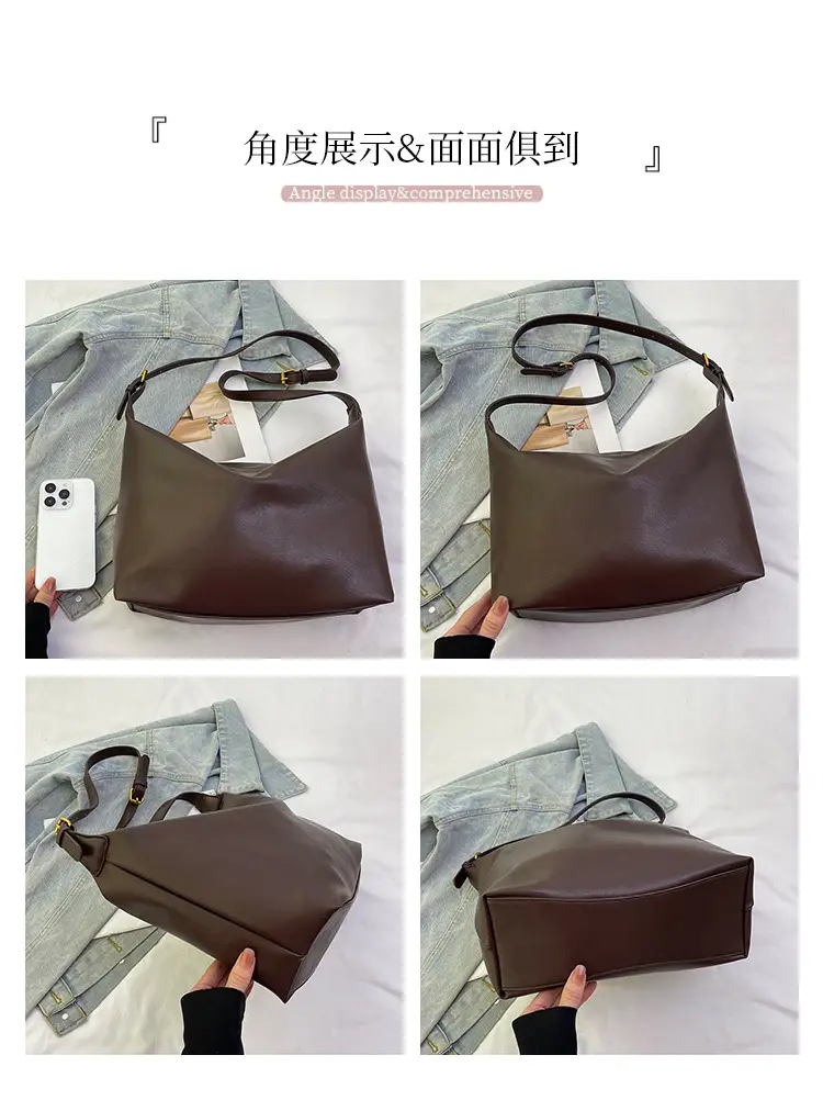 Large Capacity Women's Bag Retro 2024 Shoulder Crossbody Commuter — feature 5