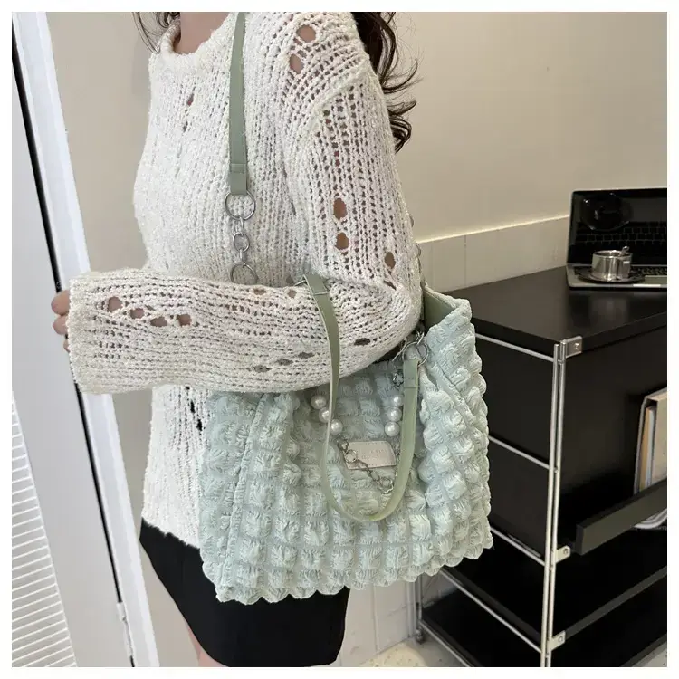 2024 Summer Women's Pleated Shoulder Bag Set of 5 — feature 10