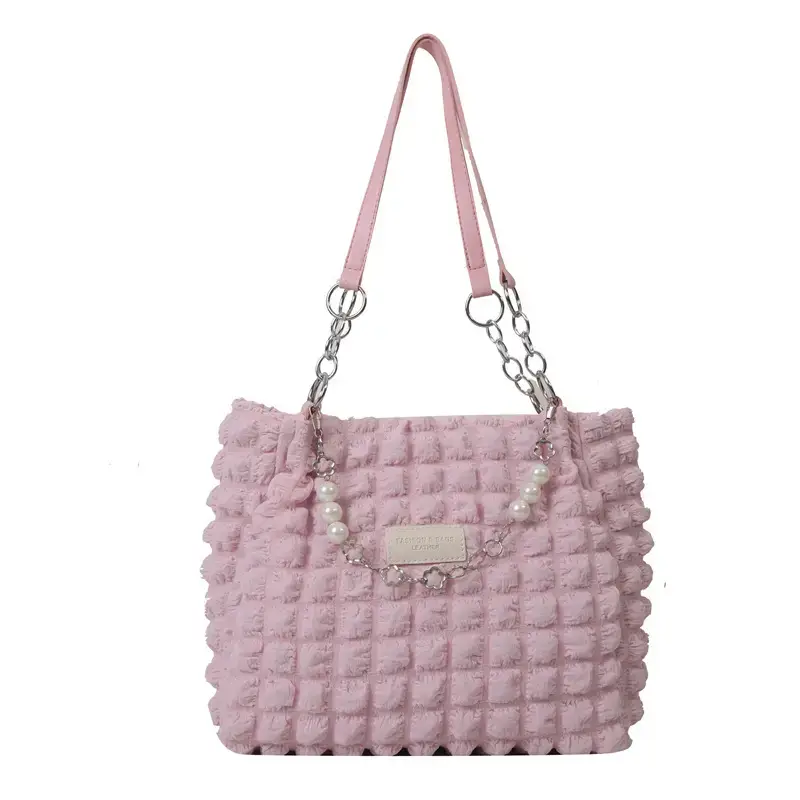 2024 Summer Women's Pleated Shoulder Bag Set of 5 - Image 2