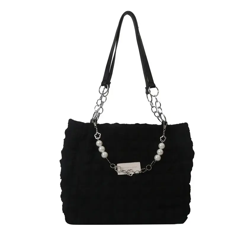 2024 Summer Women's Pleated Shoulder Bag Set of 5 - Image 3