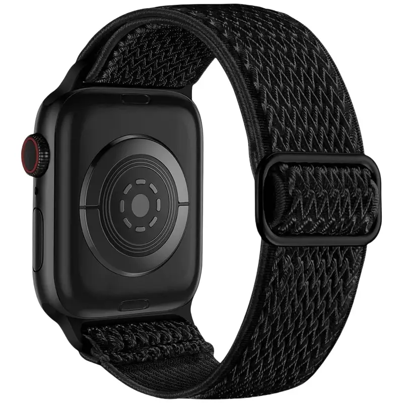 Wavy Apple Watch Strap for Apple Watch Stretch Japanese Buckle Nylon Compatible Iwatch Watch Strap