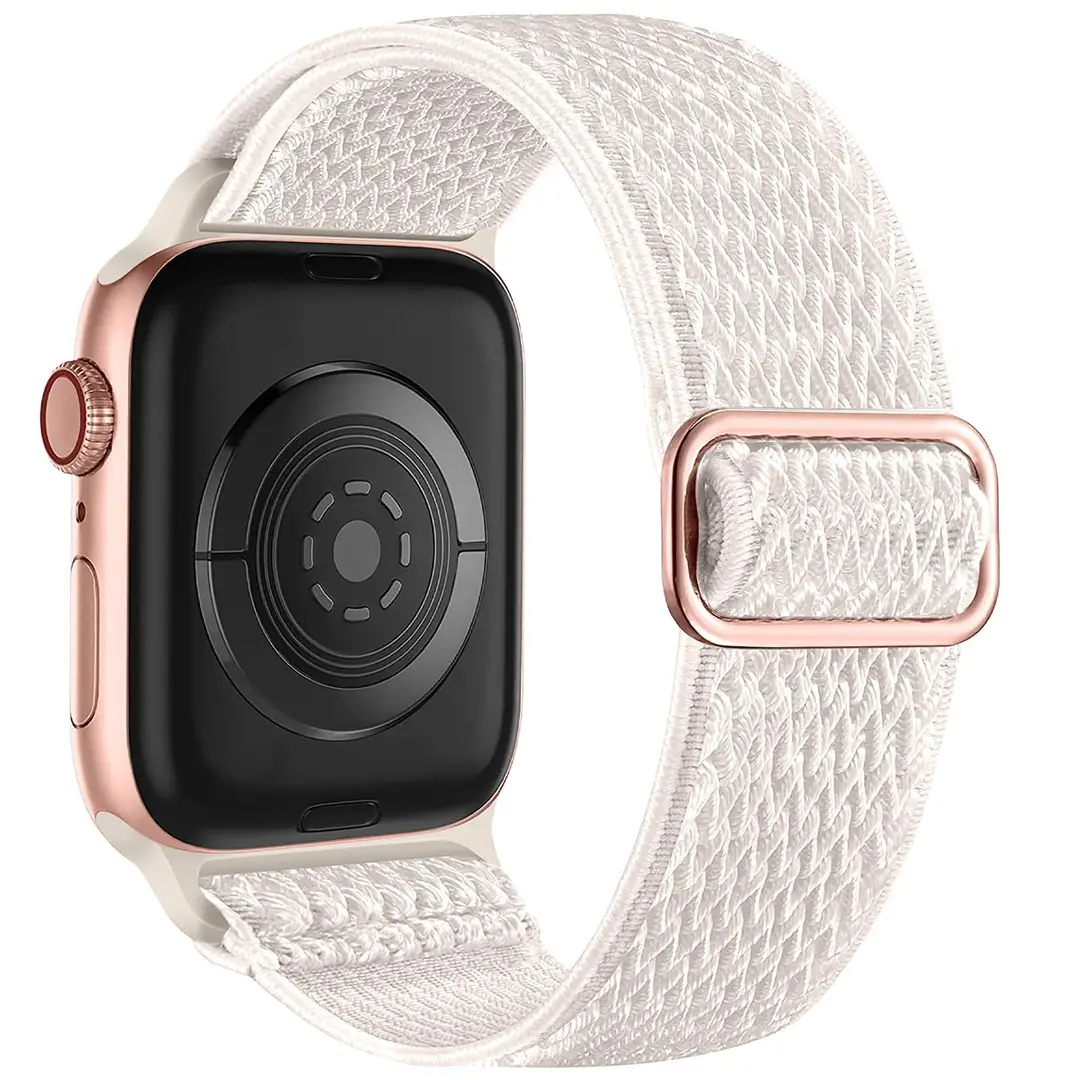 Wavy Apple Watch Strap for Apple Watch Stretch Japanese Buckle Nylon Compatible Iwatch Watch Strap