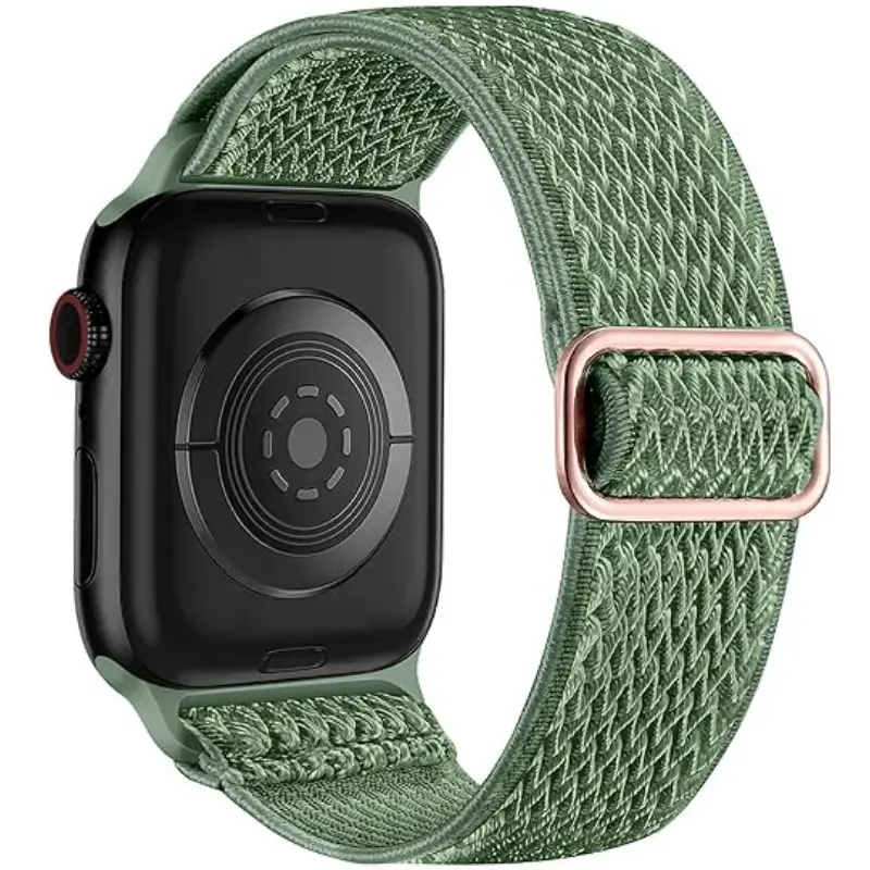 Wavy Apple Watch Strap for Apple Watch Stretch Japanese Buckle Nylon Compatible Iwatch Watch Strap