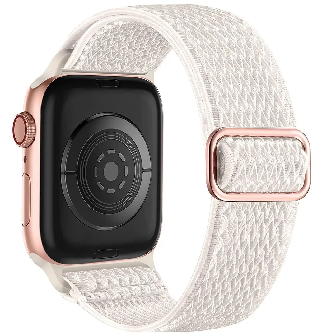 Wavy Apple Watch Strap for Apple Watch Stretch Japanese Buckle Nylon Compatible Iwatch Watch Strap