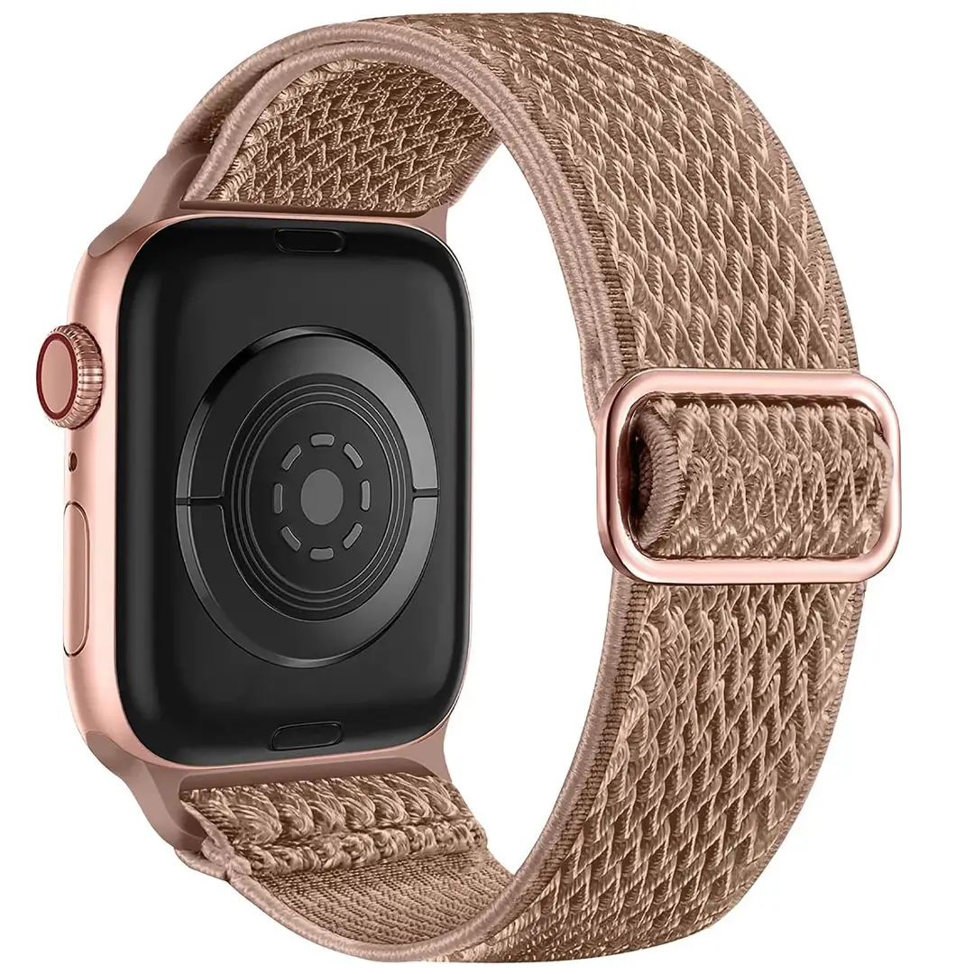 Wavy Apple Watch Strap for Apple Watch Stretch Japanese Buckle Nylon Compatible Iwatch Watch Strap