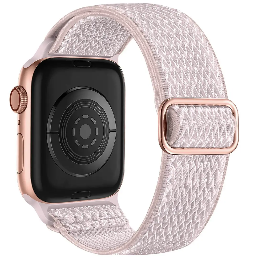 Wavy Apple Watch Strap for Apple Watch Stretch Japanese Buckle Nylon Compatible Iwatch Watch Strap