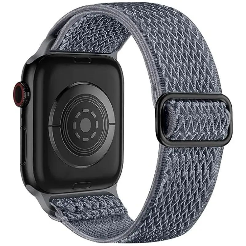 Wavy Apple Watch Strap for Apple Watch Stretch Japanese Buckle Nylon Compatible Iwatch Watch Strap