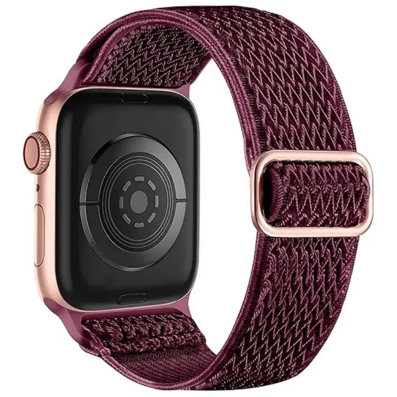 Wavy Apple Watch Strap for Apple Watch Stretch Japanese Buckle Nylon Compatible Iwatch Watch Strap