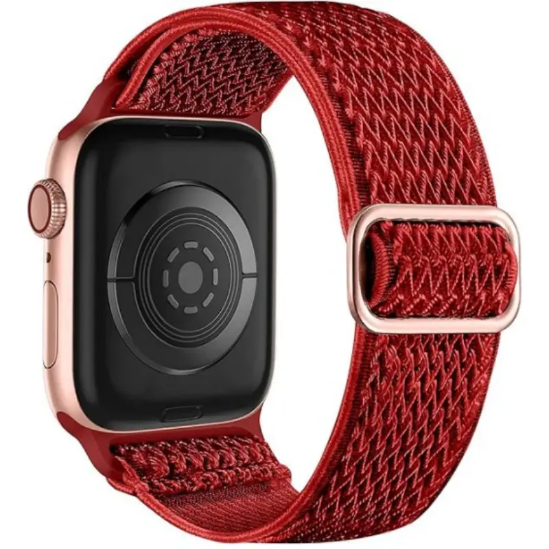Wavy Apple Watch Strap for Apple Watch Stretch Japanese Buckle Nylon Compatible Iwatch Watch Strap