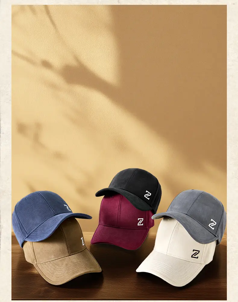 Men's Sanding Wash Cap with Logo — feature 12