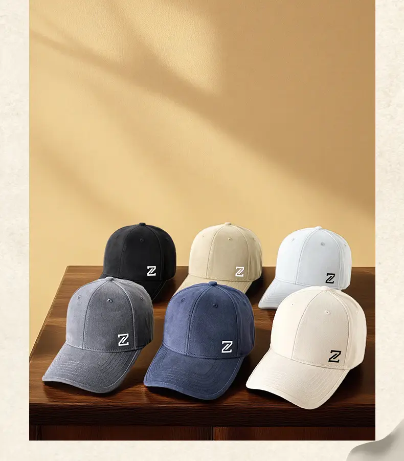 Men's Sanding Wash Cap with Logo — feature 15